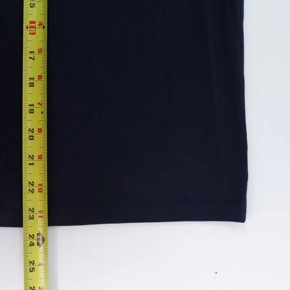 NWT Polo Ralph Lauren Gold Sequin POLO Logo Womens Navy Cotton T-Shirt, Small - Picture 10 of 10